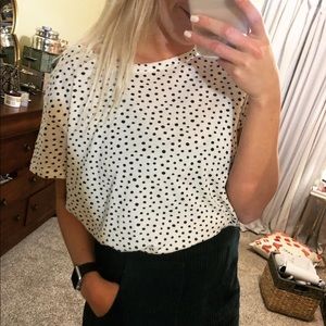 H&M polka tee